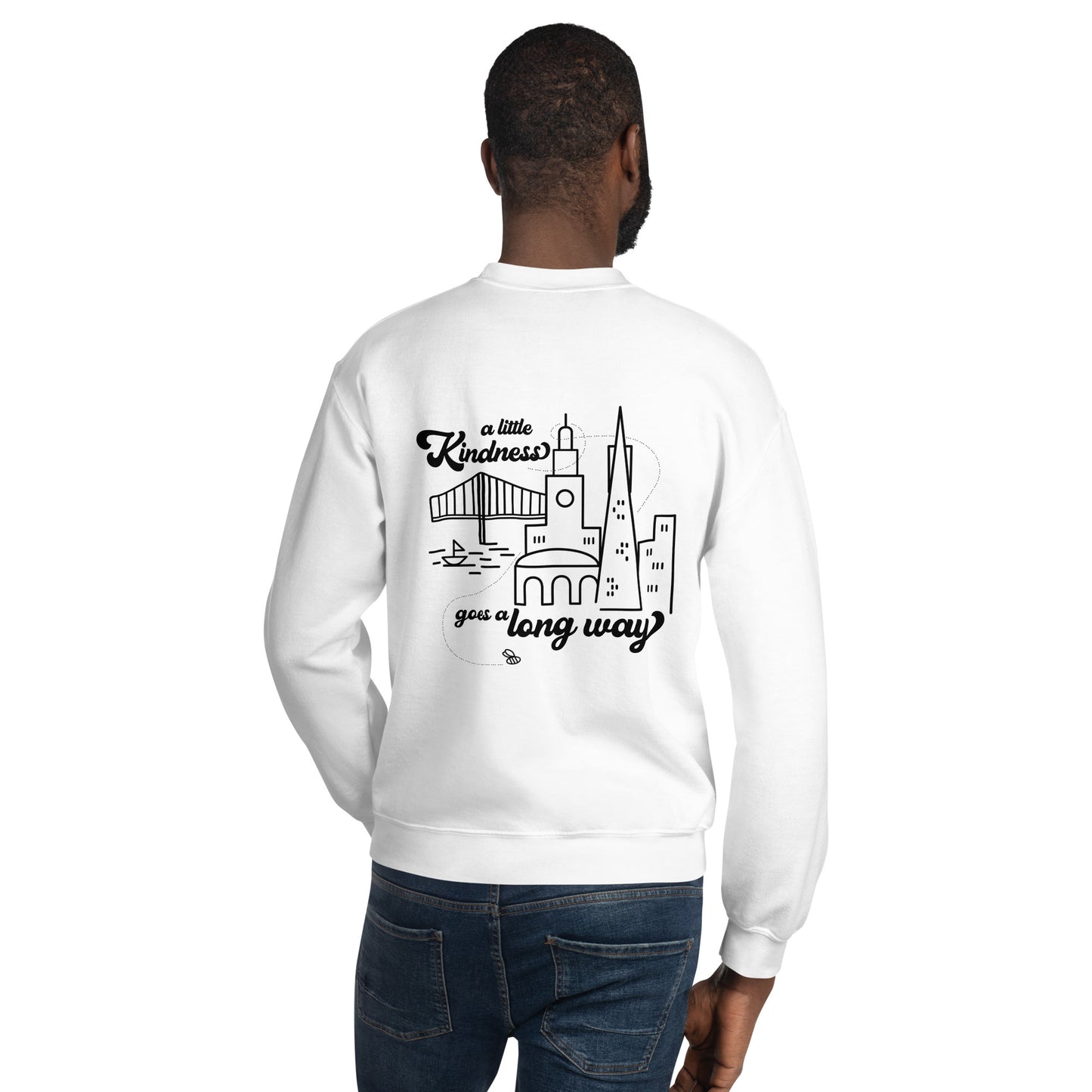 A Little Kindness Goes a Long Way SF Crewneck